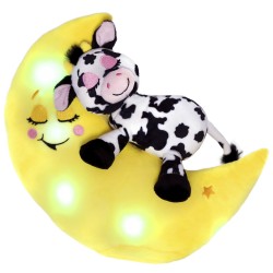 8864 Мягкая интерактивная игрушка Зверюшки-баюшки / Корова с функциями музыка, свет, ночник